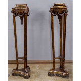 Neoclassic Style Wood Pedestals