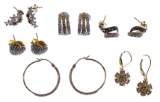 14k Gold and Diamond Earring Assortment