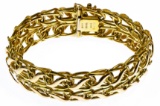18k Gold Mesh Bracelet