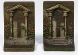 Bradley & Hubbard 'Federal Doorway' Book Ends