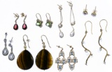 14k Gold and Gemstone Earring Assortment