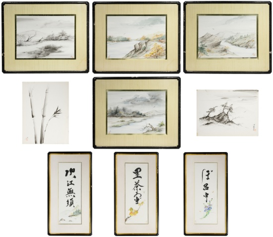 Masaji 'Buffy' Murai (Japanese, 1913-1996) Watercolor Assortment