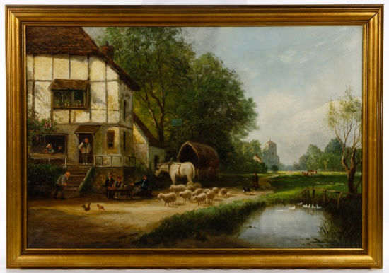 Daniel Sherrin (British, 1868-1940) Oil on Canvas