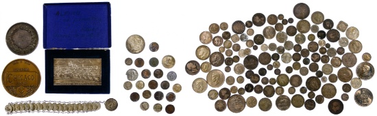 US and World Coin and Token Assortment