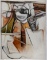 Ernest Acker-Gherardino (American, 1924-1995) 'Suspension Throttle III' Oil on Canvas