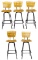 Wood and Metal Bar Stool Collection