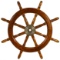 Red Oak Ship Wheel