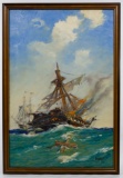 Paul Strayer (American, 1885-1981) Oil on Canvas
