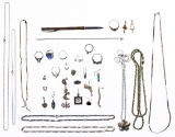 10k Gold, 9k Gold and Sterling Silver Jewelry Assortment