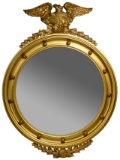 Federal Style Bullseye Wall Mirror