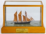 John Evans (British, 20th Century) Shipbuilder William Ashburner Topsail Schooner Model