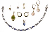 14k White Gold and 14k Gold Jewelery Assortment