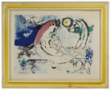 Marc Chagall (Russian / French, 1887-1985) 'Paysage Bleu' Lithograph