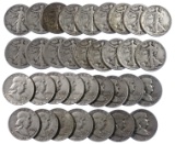 Walking Liberty, Franklin and Kennedy 50c Assortment