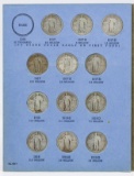 1917-1930 Standing Liberty 25c Complete Set