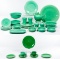 Homer Laughlin Fiestaware 'Light Green' and 'Medium Green' Assortment