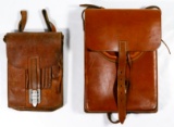 World War II German Leather Document Map Cases