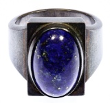 Georg Jensen Sterling Silver and Lapis Lazuli #84A Ring