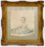 Unknown Artist (American, 19th Century) Watercolor on Paper