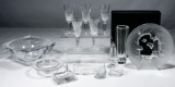 Waterford, Baccarat, Lalique and Hoya Crystal Assortment