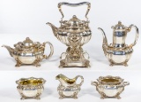 Tiffany & Co. 'Chrysanthemum' Sterling Silver Tea and Coffee Service