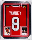 Chicago Blackhawks 'Trent Yawney' Autographed and Framed Jersey