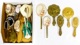 Hand Mirror and Brush Set Assortment