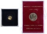 22k Gold and 10k Gold Commemorative Medals