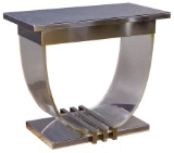 Modern Chrome and Lucite Table