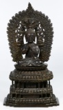 Asian Sino-Tibetan Bronze Buddha Figure