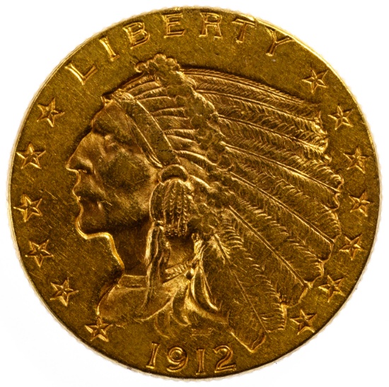 1912 $2 1/2 Gold