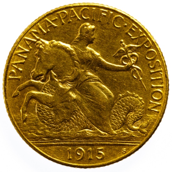 1915-S $2 1/2 Gold Pan Pacific