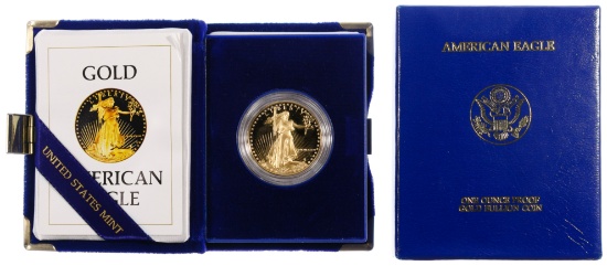 1986-W $50 Gold Proof American Eagle