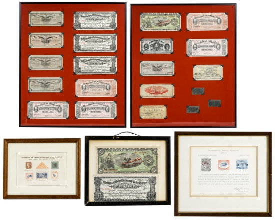 World: Currency and Stamp Exhibition Assortment