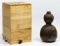 Kozan Shibaoke (Japanese, b.1945) Double Gourd Bizen Ware Vase