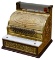 National #332 Brass Cash Register