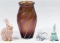 Herend Porcelain and Art Glass Assortment