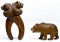 Black Forest Bear Nut Cracker and Figurine