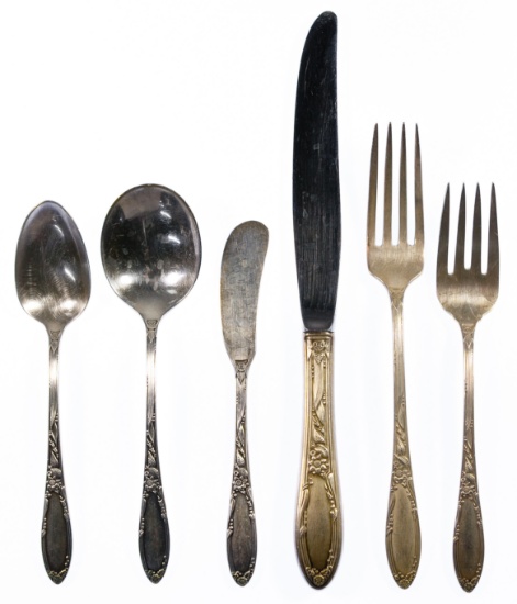 Heirloom 'Virginian' Sterling Silver Flatware Service