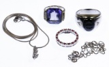 14k White Gold Jewelry Assortment