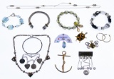 14k Gold, Sterling Silver and Costume Jewelry Assortment