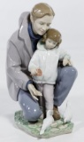 Lladro #6793 'A Day with Dad' Figurine