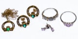 10k White Gold, Yellow Gold and 9k Gold Jewelry Assortment