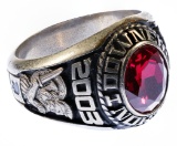 10k Gold and Ruby School Ring