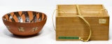 Asian Ceramic Bowl and Box