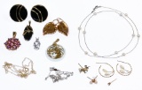 14k White Gold and Yellow Gold Jewelry Assortment