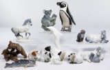 Royal Copenhagen, Bing & Grondahl and Royal Doulton Animal Figurine Assortment