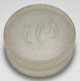 R Lalique for D'Orsay Crystal Powder Box