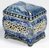Japanese Ko Imari Porcelain Lidded Box