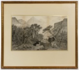 Unknown Artist (American, 20th Century) Pencil on Paper